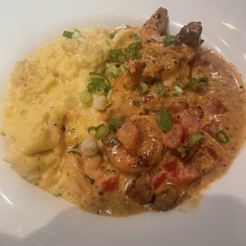 ONE 53 - Blackened shrimp with cheddar grits and sausage - New American Near Me - Rocky Hill, New Jersey