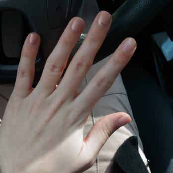 Omega Nails & Spa - Jenni, the owner, did my nails...I had gel shellac polish...this was after 7 days. - Nail Salons Near Me - Cooper City, Florida