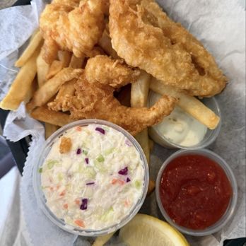 Grouper & Chips - Grouper & Shrimp, fries & coleslaw - Seafood Near Me - Naples, Florida Grouper & Chips - Grouper & Shrimp, fries & coleslaw - Seafood Near Me - Naples, Florida