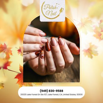 Polish Nail Spa - Long red French tips -- timeless, classy, and full of festive confidence. Book your elegant fall nails today - Nail Salons Near Me - Lake Forest, California Polish Nail Spa - Long red French tips -- timeless, classy, and full of festive confidence. Book your elegant fall nails today - Nail Salons Near Me - Lake Forest, California
