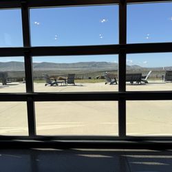 View is wonderful even from inside with the wind