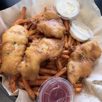 Crazy Fish Grill Express - Crazy Fish & Chips (sub Sweet Potato Fries) - Fish & Chips Near Me - San Pedro, California Crazy Fish Grill Express - Crazy Fish & Chips (sub Sweet Potato Fries) - Fish & Chips Near Me - San Pedro, California