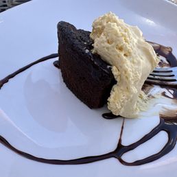 Flourless Kenyan espresso chocolate cake with passion fruit mousse Flourless Kenyan espresso chocolate cake with passion fruit mousse