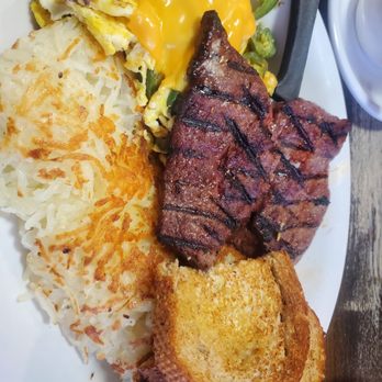 Coffee Cup - Steak and Eggs Jalapeños and cheese in eggs Wheat toast w/butter Hashbrowns - Coffee & Tea Near Me - Saint Paul, Minnesota Coffee Cup - Steak and Eggs Jalapeños and cheese in eggs Wheat toast w/butter Hashbrowns - Coffee & Tea Near Me - Saint Paul, Minnesota