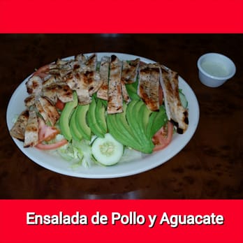 El Rinkoncito Peruano - Chicken & Avocado Salad with Fresh Cucumbers, Tomatoes & Shredded Carrots - Peruvian Near Me - Jersey City, New Jersey El Rinkoncito Peruano - Chicken & Avocado Salad with Fresh Cucumbers, Tomatoes & Shredded Carrots - Peruvian Near Me - Jersey City, New Jersey