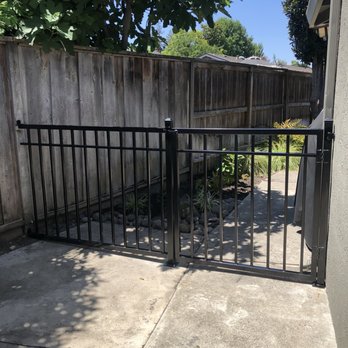 Pegasus Iron Works - Backyard gate for dogs. - Fences & Gates Near Me Pegasus Iron Works - Backyard gate for dogs. - Fences & Gates Near Me