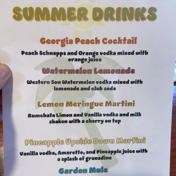 McArdle's Restaurant - July drink menu. All very good! - New American Near Me - Fairport, New York McArdle's Restaurant - July drink menu. All very good! - New American Near Me - Fairport, New York