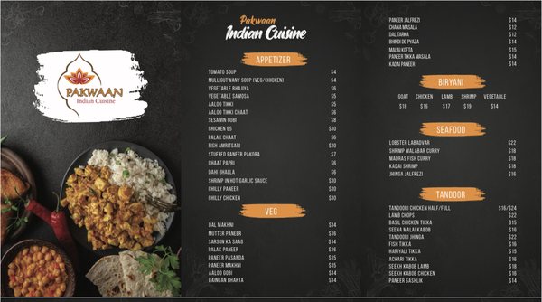 Menu photo 8 Pakwaan Indian Cuisine Gainesville, VA Menu photo 8 Pakwaan Indian Cuisine Gainesville, VA
