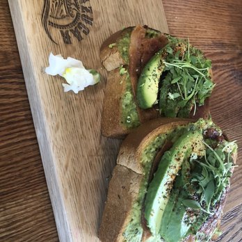 Con Azucar Cafe - Avocado toast, added bacon - yum! - Coffee & Tea Near Me - San Jose, California