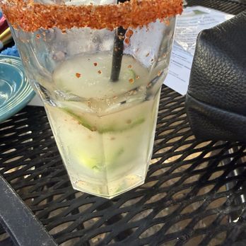 Shaw's Southwest Grille - Jalapeño margarita with tajin on the rim - Bars Near Me - Granbury, Texas Shaw's Southwest Grille - Jalapeño margarita with tajin on the rim - Bars Near Me - Granbury, Texas