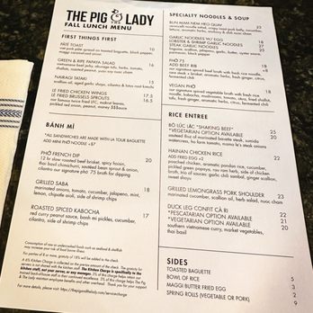 The Pig & The Lady - Menu - September 2024 - Vietnamese Near Me - Honolulu, Hawaii The Pig & The Lady - Menu - September 2024 - Vietnamese Near Me - Honolulu, Hawaii