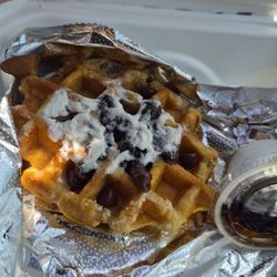 Sunrise Bistro - Chocolate chip waffle