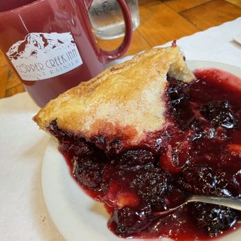 Copper Creek Inn - Blackberry pie. Very sweet. Very good. - American Near Me - Ashford, Washington Copper Creek Inn - Blackberry pie. Very sweet. Very good. - American Near Me - Ashford, Washington
