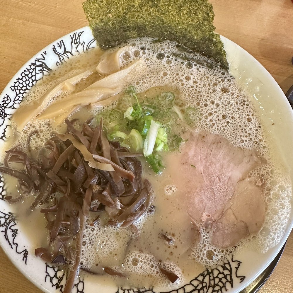 Ikkousha - Toronto - Their classic Signature Tonkotsu 博多豚骨ラーメン with extra kikurage - Ramen Near Me - Toronto, Ontario Ikkousha - Toronto - Their classic Signature Tonkotsu 博多豚骨ラーメン with extra kikurage - Ramen Near Me - Toronto, Ontario