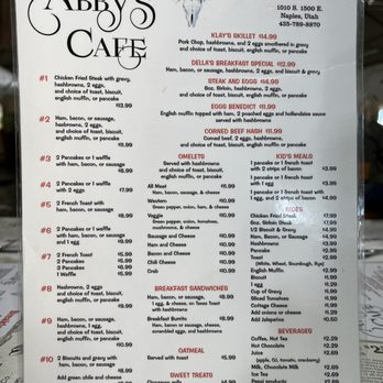 Abby’s Cafe - Menu - American Near Me - Vernal, Utah Abby’s Cafe - Menu - American Near Me - Vernal, Utah