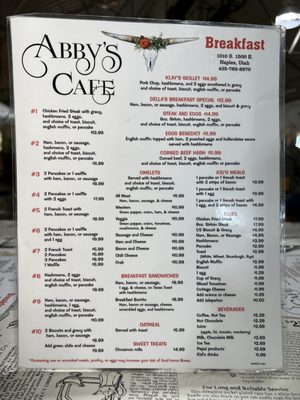 Menu photo 7 Abby’s Cafe Vernal, UT Menu photo 7 Abby’s Cafe Vernal, UT