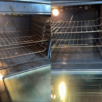 Welcome Home House Cleaning - Before and after of our oven cleaning - Home Cleaning Near Me