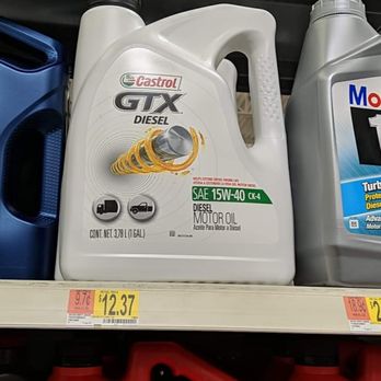 Walmart - a variety of motor oil on a shelf - Department Stores Near Me - Carnegie, Pennsylvania