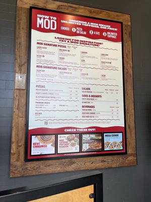 Menu photo 1 MOD Pizza Rolling Hills Estates, CA Menu photo 1 MOD Pizza Rolling Hills Estates, CA
