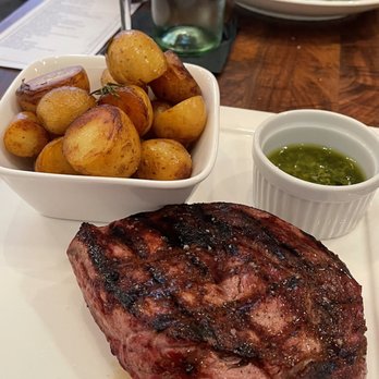 Terrapin Restaurant - Ribeye with Italian Salsa Verde and Roasted Potatoes - New American Near Me - Virginia Beach, Virginia