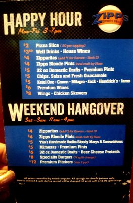 Menu photo 7 Zipps Sports Grill Tempe, AZ