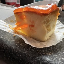 Uzi's Pastries - Apricot cheesecake, half eaten. Sorry. A photo was an afterthought.