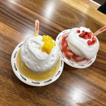 Wailua Shave Ice - " Da Mango One" & "Love Potion" - Shaved Ice Near Me - Kapaa, Hawaii Wailua Shave Ice - " Da Mango One" & "Love Potion" - Shaved Ice Near Me - Kapaa, Hawaii