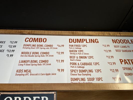 Menu photo 6 Dumpling Queen Whittier, CA