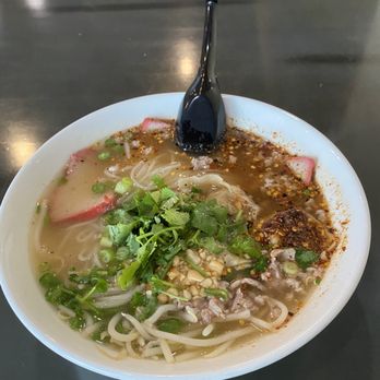 Moo Dang - Sukothai Soup w/Pork Wontons - Thai Near Me - Reno, Nevada