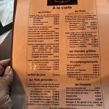 Le Comptoir du Siam - Menu - Thai Near Me - Saumur, 49 Le Comptoir du Siam - Menu - Thai Near Me - Saumur, 49