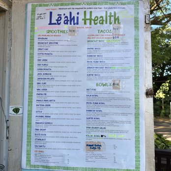 Leahi Health - Koloa - Menu - Juice Bars & Smoothies Near Me - Koloa, Hawaii Leahi Health - Koloa - Menu - Juice Bars & Smoothies Near Me - Koloa, Hawaii