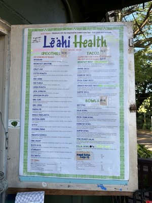 Menu photo 7 Leahi Health - Koloa Koloa, HI Menu photo 7 Leahi Health - Koloa Koloa, HI