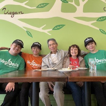 VegiOasis - My wife and I with the VegiOasis staff. - Vegan Near Me - Huntington Beach, California VegiOasis - My wife and I with the VegiOasis staff. - Vegan Near Me - Huntington Beach, California