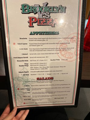 Menu photo 6 Brooklyn V's Pizza Queen Creek, AZ