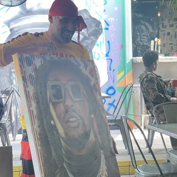 Dukunoo - Takeoff and resident artist @rayne3xl_  This is everything - Caribbean Near Me - Miami, Florida