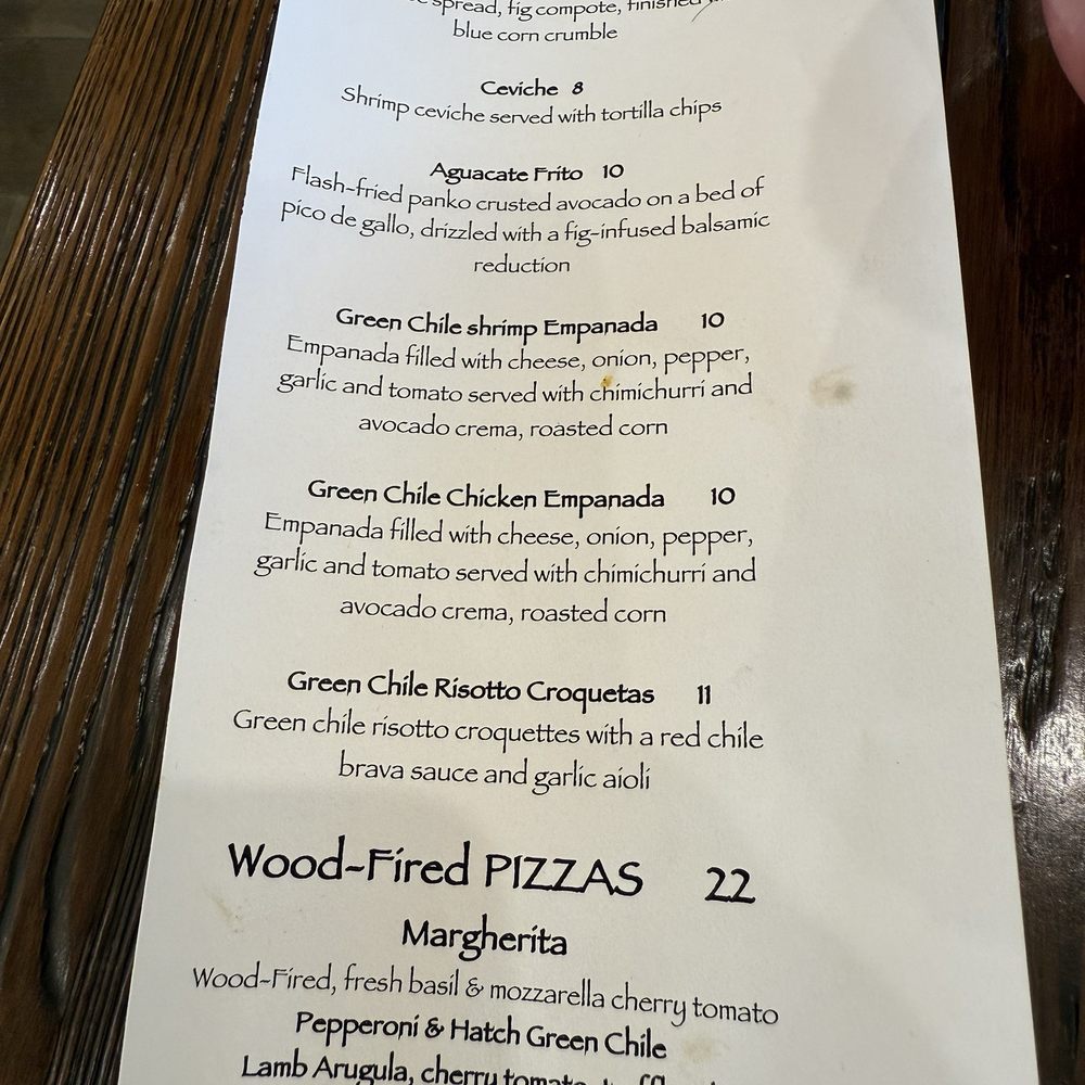 Happy hour menu Happy hour menu