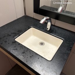 No soap dispenser whatsoever