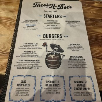 Tacos n Beer - Menu - Mexican Near Me - Monroe, Georgia