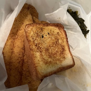 Alpha Omega Fish BBQ & More - Catfish dinner with Mac and Cheese, Collard Greens, hush puppies, and Texas toast - Barbeque Near Me - Covington, Georgia Alpha Omega Fish BBQ & More - Catfish dinner with Mac and Cheese, Collard Greens, hush puppies, and Texas toast - Barbeque Near Me - Covington, Georgia