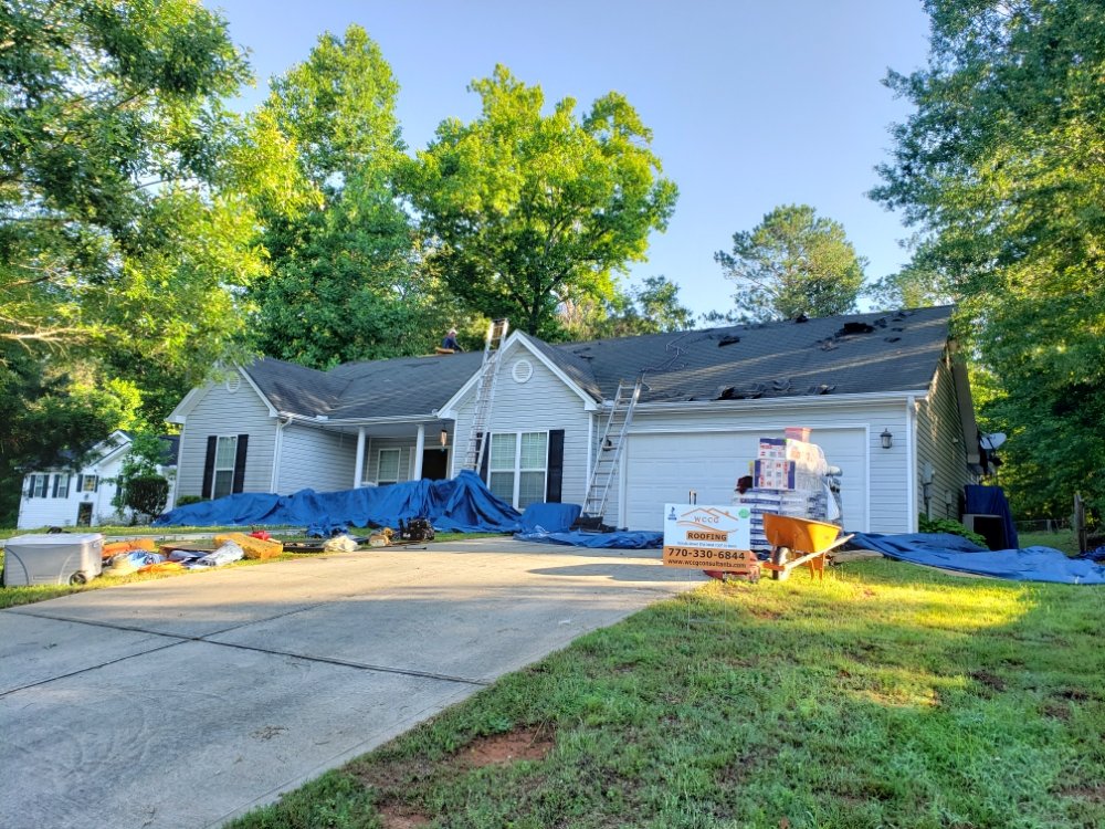 Slide of WCCG Roofing