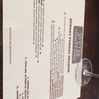 Pub Thirty Two - Brunch menu - Gastropubs Near Me - Mission Viejo, California