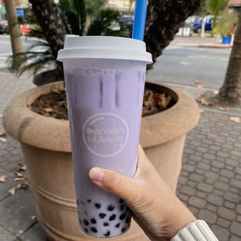Mr. Green Bubble - Taro Boba Milk Tea - Bubble Tea Near Me - Walnut Creek, California
