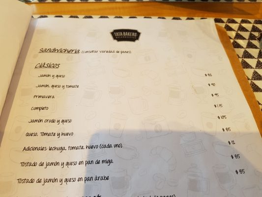 Menu photo 4 Tata Bakers Pinamar, C
