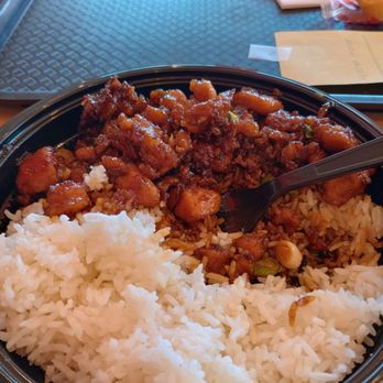 Pick Up Stix Fresh Asian Flavors - House Special Chicken and steamed rice - Chinese Near Me - San Diego, California
