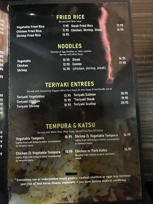 Menu photo 5 Sora Sushi & Steakhouse Clinton, TN Menu photo 5 Sora Sushi & Steakhouse Clinton, TN