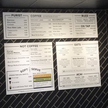 Better Buzz - Menu as of 6/02/2019 - Coffee & Tea Near Me - San Diego, California
