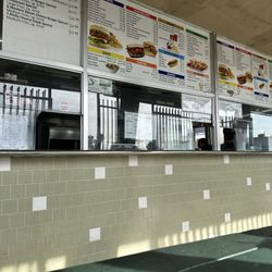 Carla's Drive In - The menu and order window
