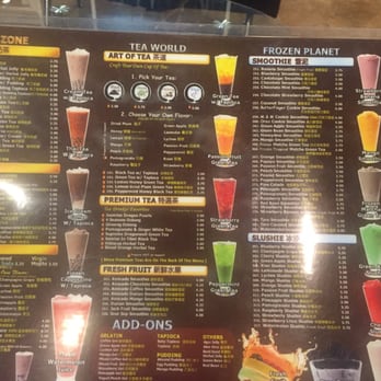 Teapioca Lounge - laminated hand held menu - Coffee & Tea Near Me - Austin, Texas Teapioca Lounge - laminated hand held menu - Coffee & Tea Near Me - Austin, Texas