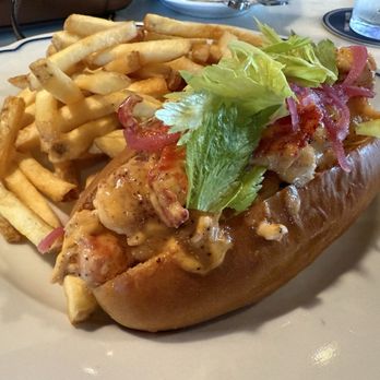 The Choptank - Maine Lobster Roll Old Bay mayo, celery, pickled onions - Seafood Near Me - Annapolis, Maryland