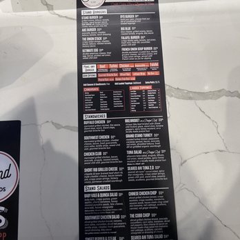The Stand - American Classics Redefined - Menu - New American Near Me - Tustin, California The Stand - American Classics Redefined - Menu - New American Near Me - Tustin, California